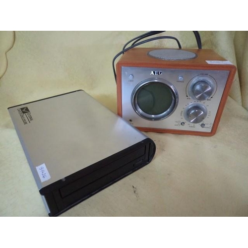 846 - AEG Radio and External DVD Reader