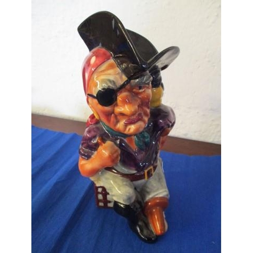 838 - Toby Jug, Staffordshire, Hand Painted Ceramic