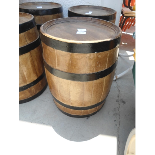 2057 - Decorative Barrel, Made from Cement