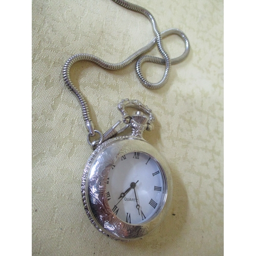 196 - Quartz Pocket Watch