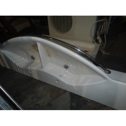 2367 - Double Ceramic Sink with Towel Rail