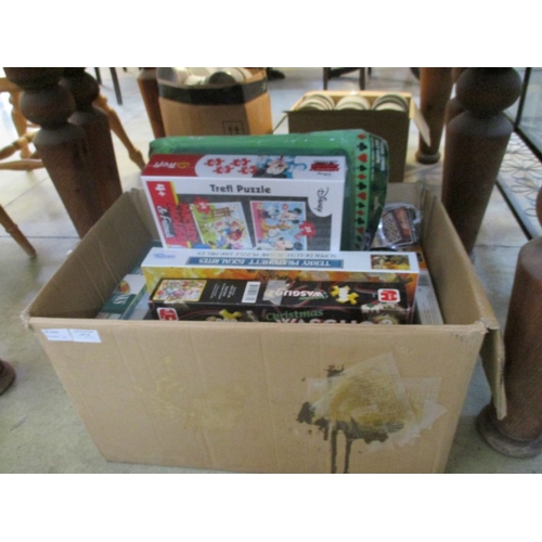 34 - Box of Table Games and Puzzle