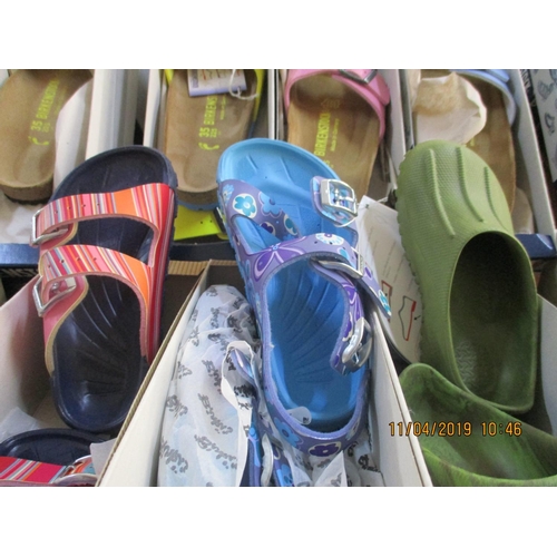 208 - 3 x Pairs of Birkis Shoes, Made in Germany, Children's, Sizes: 28, New in Box, Various Colours & Sty... 