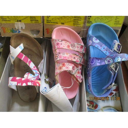 235 - 3 x Pairs of Birkis Shoes, Made in Germany, Children's, Sizes: 29, New in Box, Various Colours & Sty... 