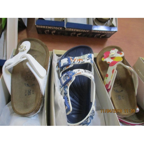 237 - 3 x Pairs of Birkis Shoes, Made in Germany, Children's, Sizes: 30, New in Box, Various Colours & Sty... 