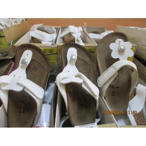 242 - 3 x Pairs of Birkis Shoes, Made in Germany, Children's, Sizes: 30, New in Box, Various Colours & Sty... 