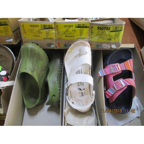 247 - 3 x Pairs of Birkis Shoes, Made in Germany, Children's, Sizes: 31, New in Box, Various Colours & Sty... 