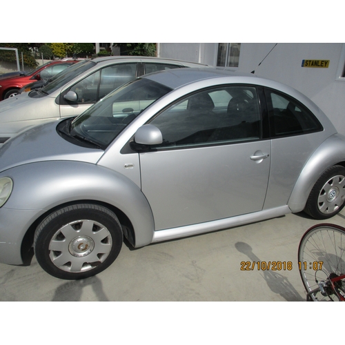 2070 - VW Beetle (2002), 16L, Automatic, Petrol, 113K Miles, Road Tax Expired (annual fee 86.00), Mot expir... 