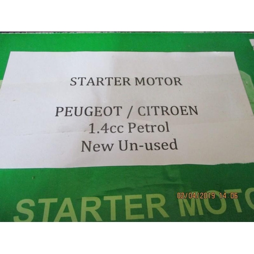 2226 - Starter Motor Fan Peugeot (Citroen, 1.4cc Petrol)