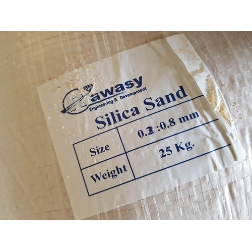 2368 - Pallet of 60 x 25Kg Bags (1.5 Ton) of Rawasy Silica Sand (0.2mm - 0.8mm) ** Trade sale, VAT is payab... 