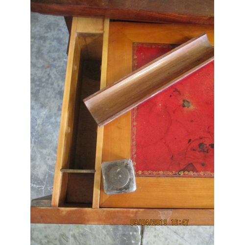 11 - Victorian Mahogany Decorative Veneered, Solid Cabinet with Secretaire Drawers and 2 x Secret Drawers