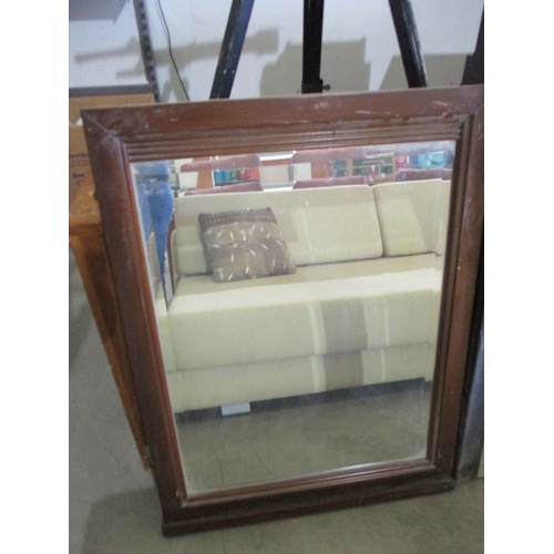 7 - Wooden Framed Mirror