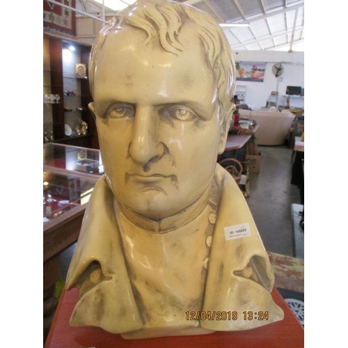 59 - Bust of Napoleon and Small Book Case with Glass Door