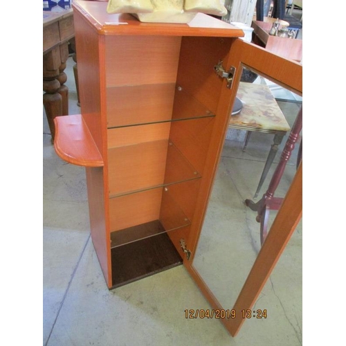 59 - Bust of Napoleon and Small Book Case with Glass Door