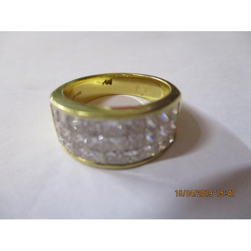 58 - 18ct Gold with 27 x Square cut Diamonds of approx. 3cts in total