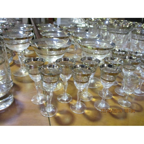 35 - Vintage style Glasses with Silver Plated Rim