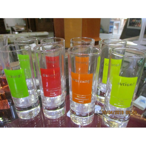 748 - 2 x Sets of Shot Glasses of 6 & 8 Glasses each Set