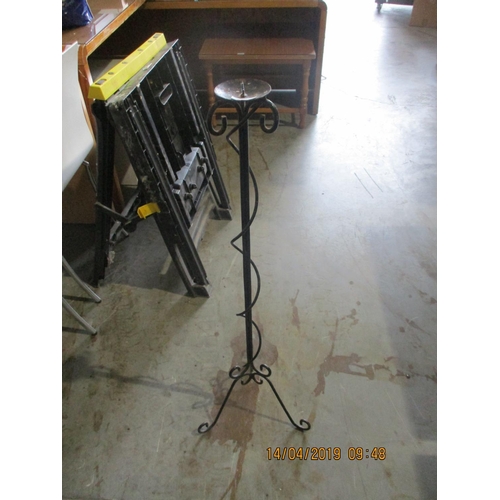 2417 - Tall Metal Candle stand