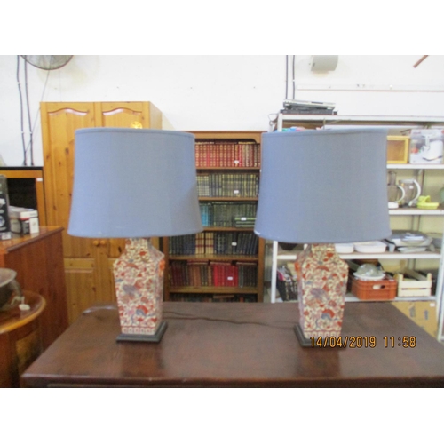 31 - A Pair of Chinese Lamps