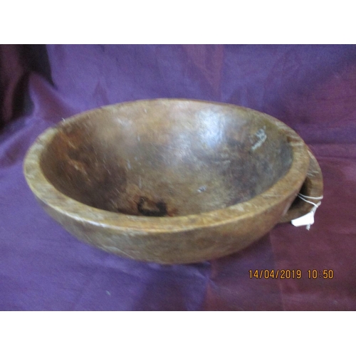 71 - Indosenian Sulaweisi Carved Bowl with Handle