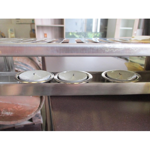 2089 - 5 x Stainless Steel Plate Warmer's (new)