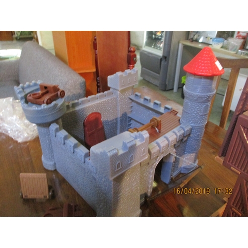 681 - Antique Castle with Figurines