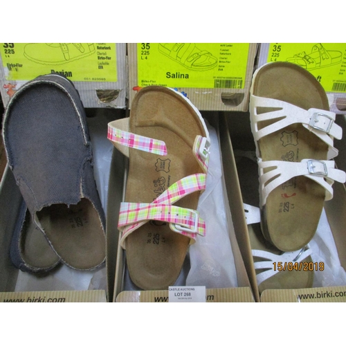 393 - 3 x Pairs of Birkis Shoes, Made in Germany, Ladies/Children's, Sizes: 35, New in Box, Various Colour... 