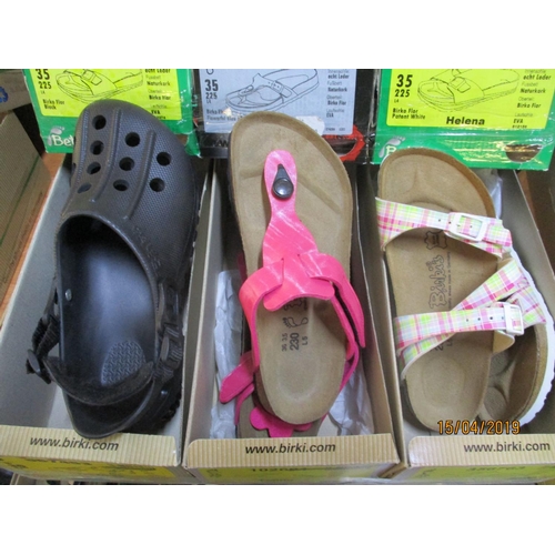 390 - 3 x Pairs of Birkis Shoes, Made in Germany, Ladies/Children's, Sizes: 36, New in Box, Various Colour... 
