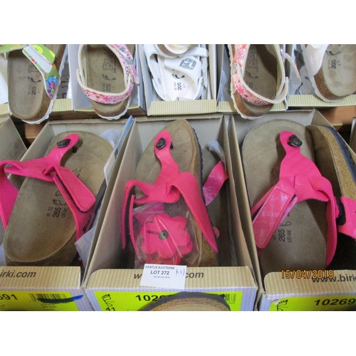 388 - 3 x Pairs of Birkis Shoes, Made in Germany, Ladies, Sizes: 41, New in Box, Pink, Same Colour & Style... 