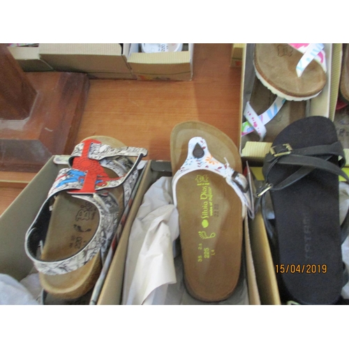378 - 3 x Pairs of Birkis, Papillio & Tatami Shoes,  Children's, Sizes: 34, 35, 36, New in Box, Various Co... 