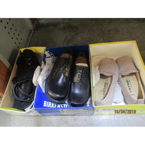 387 - 3 x Pairs of BIRKENSTOCK & Tatami Shoes, Made in Germany, Ladies, Sizes: 39, 40, New in Box, Various... 