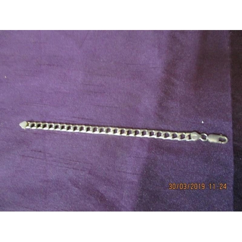 422 - 925. Silver Men's Bracelet, 15.5g