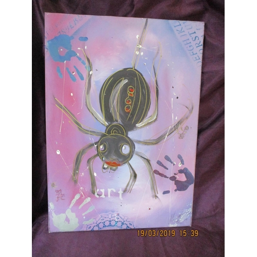 450 - Louis Yiannappis Cpyriot Art Oil on Canvas (70 x 50)