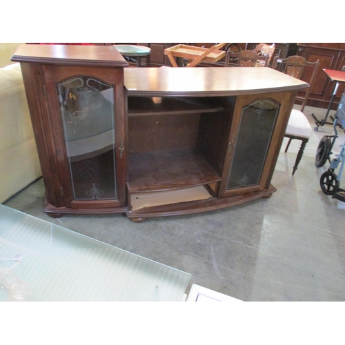 431 - Dark Wood TV / Wifi Unit
