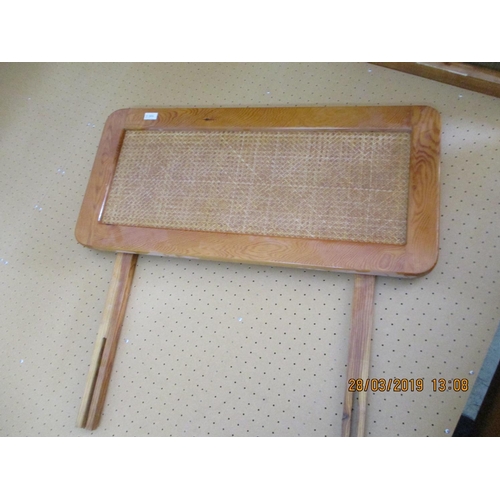 616 - Single Wooden Bed Headboard