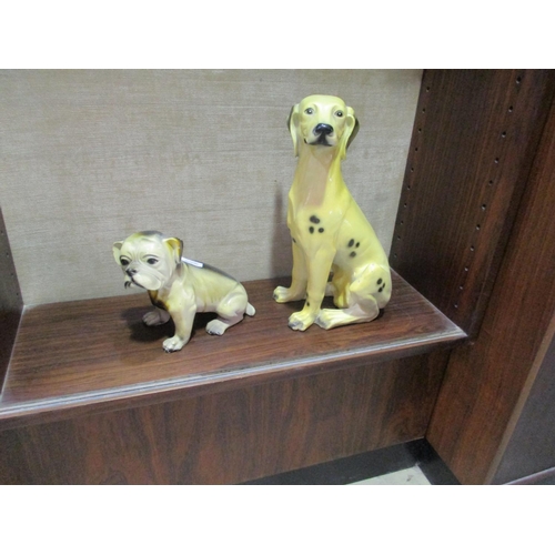 59 - Pottery Dalmation and Puppy