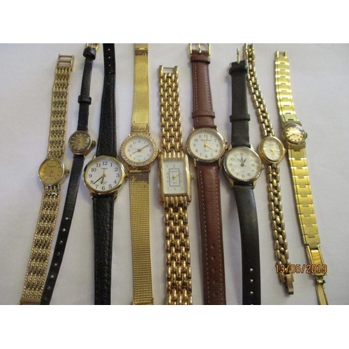 92 - 9 x Lady's Watches