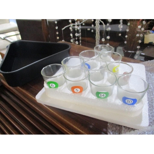 153 - Snooker Style Shot Glasses