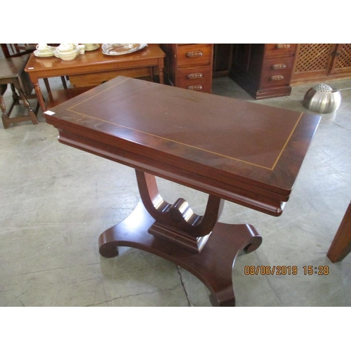 117 - Solid Wood Antique Style Cards Table