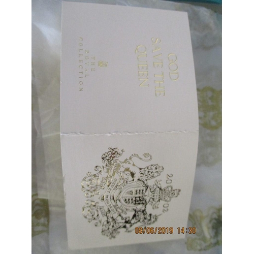 107 - 'God Save The Queen', Bone China Dish & Stand, Golden Jubilee in Gift Box
