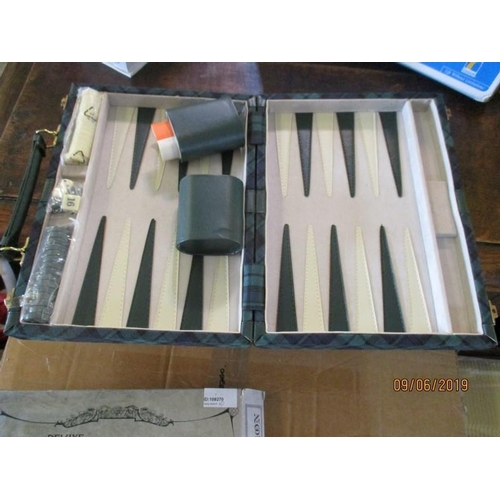 121 - Deluxe Backgammon, New in Box