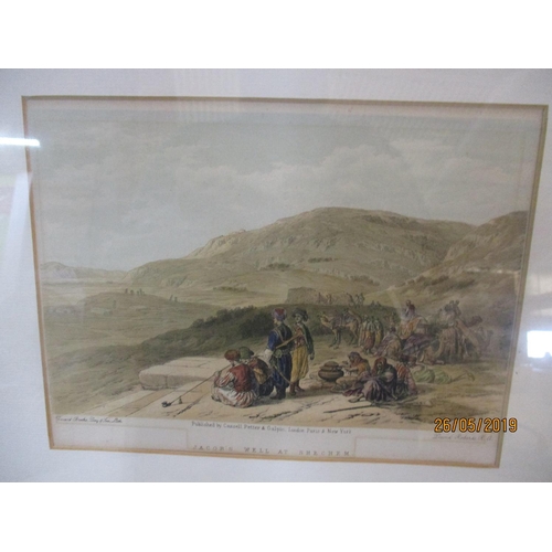 90 - Colour Print by David Roberts 'Jacob's Well, Shechem'