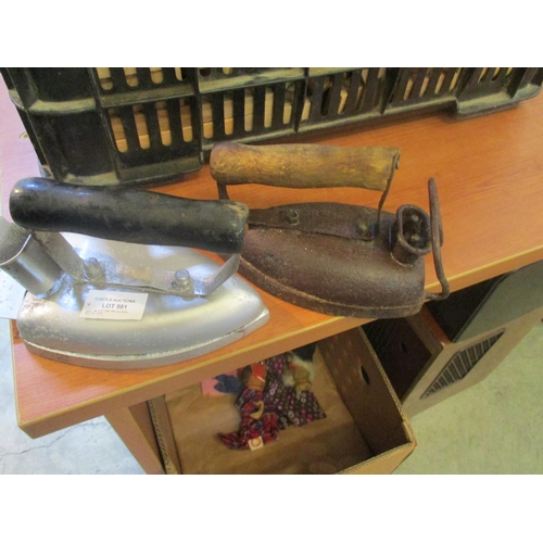 113 - Pair of Vintage Irons