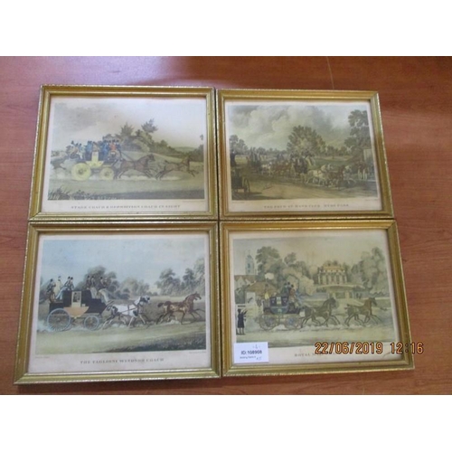 66 - Collection of 4 x Vintage Pictures in Frame