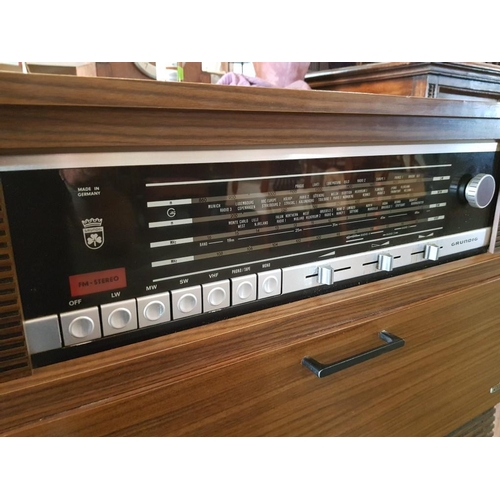 24 - Vintage Grundig Radio and Turntable