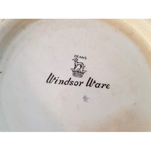 6 - Large Vintage 'Deans, Windsor Ware' English Jug and Wash Bowl (2)