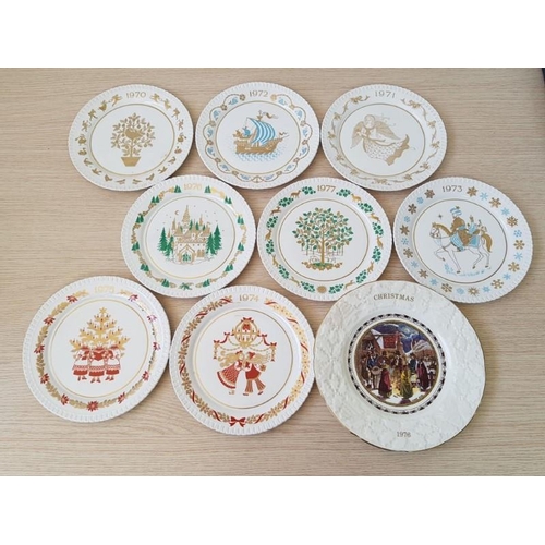 184 - Collection of 8 x Spode Annual Collectable Plates and 1 x Coalport Plate (9)