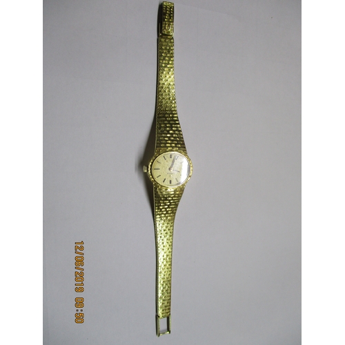 149 - Ladies 18ct Gold Omega Dress Watch, 17-Jewels, 42.5gr Gold & 4.6gr Mechanism