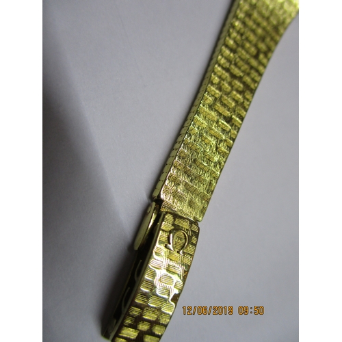 149 - Ladies 18ct Gold Omega Dress Watch, 17-Jewels, 42.5gr Gold & 4.6gr Mechanism