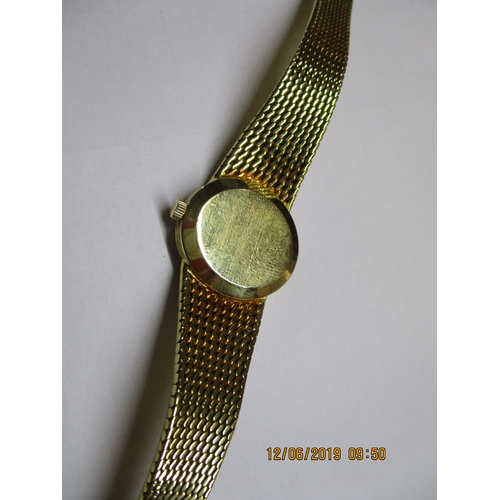 149 - Ladies 18ct Gold Omega Dress Watch, 17-Jewels, 42.5gr Gold & 4.6gr Mechanism